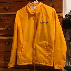 Yellow vans windbreaker